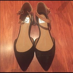 Dolce vita suede and leather flats